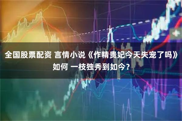 全国股票配资 言情小说《作精贵妃今天失宠了吗》如何 一枝独秀到如今？